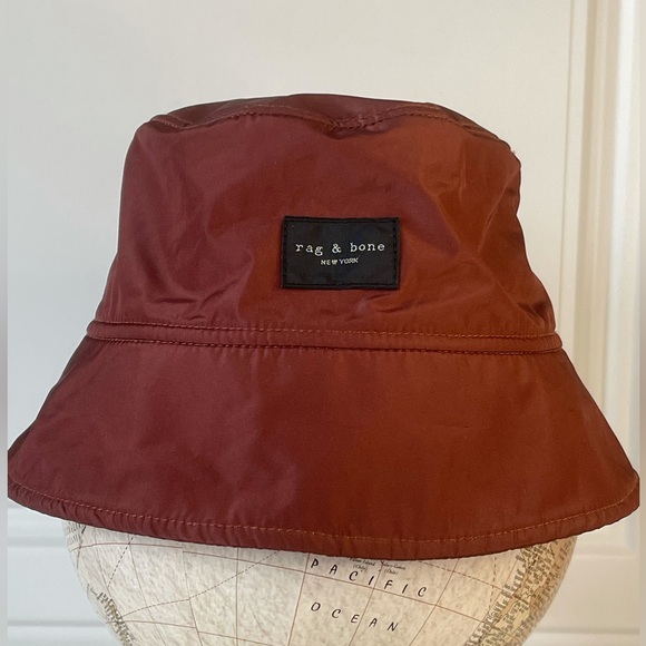Rag & Bone Addition Bucket Hat . Red Wood Color - Picture 2 of 4
